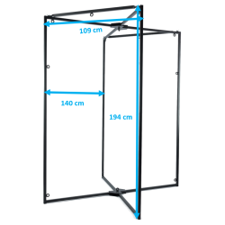 Mr Sling Structure en métal pour Sling Noir